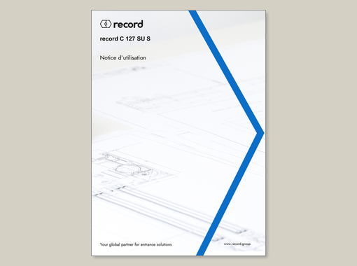 record C 127 SU S – Notice d’utilisation